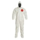 DuPont Tychem 4000 Coverall w/Standard Fit Hood and Attached Socks, White, 2X, 12 Pack, SL122BWH2X00