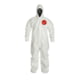 DuPont Tychem 4000 Coveralls w/Standard Hood, Taped Seams, White, 3X, 6 Pack, SL127TWH3X0006