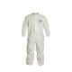 DuPont Tychem SL White LG Coveralls with Laydown Collar and Elastic Wrists w/ Ankles, Case of 6