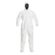 DuPont Tyvek IsoClean Hooded Coverall Clean Processed w/PVC Soles Boots, White, Medium, Case of 25, IC105SWHMD0C, Unit CS