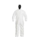 DuPont Tyvek IsoClean Hooded Coverall, White, Large, Case of 25, IC180SWHLG00