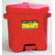 Eagle Manufacturing Oily Waste Can Poly Red 10GL 935-FL