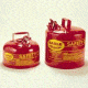 Eagle Manufacturing Type I Safety Cans, Galvanized Steel, Eagle Manufacturing UI-20FS 7.6 L (2 gal.) With Funnel