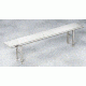 Eagle MHC Gown Bench SOLIDSTAINLS18X72IN CRB1872