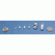 Eagle Thermoplastic Aluminum Micro Weighing Dishes MAWD-0400 Oval Weighing Dishes