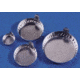 Eagle Thermoplastic Disposable Aluminum Crinkle Dishes with Tabs D57-144/56