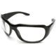 Edge Eyewear Civetta Safety Glasses - Black Frame, Clear Lens YC111