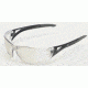 Edge Eyewear Delano Safety Glasses - Black Frame, Anti-Reflective Lens SD111AR