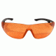 Edge Eyewear Dragon Fire Safety Glasses - Black Frame, Tiger's Eye Lens XDF610