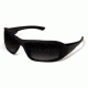 Edge Eyewear Hamel Safety Glasses - Black Frame, Gradient Lens, Polarized TXHG716