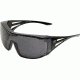 Edge Eyewear Ossa Fit Over Safety Glasses Black Frame Large Smoke Lens Xf116 L