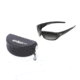 Edge Eyewear Reclus Safety Glasses - Black w/ Polarized Gradient Lens TSRG216 w/ FREE Hard Case