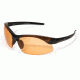 Edge Eyewear Sharp Edge Safety Glasses - Black Frame, Tiger's Eye Lens SSE610