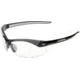 Edge Eyewear Zorge Safety Glasses Black Frame Clear Lens Dz111