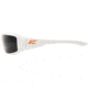 Edge Safety Brazeau Torque with Orange E Logo, Polarized Smoke Lens, White Frame, TXB246-E2