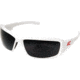 Edge Safety Brazeau Torque with Red E Logo, Polarized Smoke Lens, White Frame, TXB246-E5