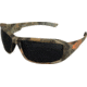 Edge Safety Brazeau with Orange E Logo, Polarized Smoke Lens, Camouflage Frame, TXB216CF-E2
