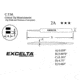 Excelta Tweezers Rnd Tprd Stl 120.7MM 2A