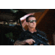 Gatorz Marauder Glasses, Smoke Polarized Lens w/Blue Mirror, Black, One Size, GZ-12-421