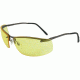 Howard Leight Safety Glasses Slate w/ Metal Frame and Anti Scratch Amber Lenses - Pack of 4