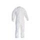 HPK Industries Alliance Coverall Serged Seam Elastic Wrist &amp; Ankle Zipper Front, White, Medium, Case of 25, 356 M
