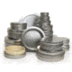 Independent Can Company Seamless Tin, Shallow Drawn, model 207X012, 2.44D x 0.75H in, 36001382