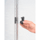 Intermetro Industries 62 9/16 POST-CHROME 63P