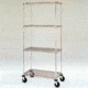 Intermetro Industries Cart 21X60 Wire 4 Shelf (CHRO N466BC