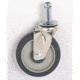 Intermetro Industries Stem Casters Swvl Plyurtha 5IN 5PCX