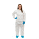 International Enviroguard GammaGuard CE Sterile Coverall, Tunnelized Elastic Wrist &amp; Ankle, White, L, Case of 25, CE11013CIS-L