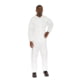 International Enviroguard MicroGuard CE Coverall, Tunnelized Elastic Wrist &amp; Ankle, White, L, Case of 25, CE8013CI-L