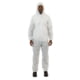 International Enviroguard SMS 2225 Coverall w/Attached Hood, Elastic Wrist and Ankle, White, Large, 25EA 2225L