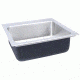 Just Manufacturing Sink W/ Faucet Ledge Snglebowl SLXD2222A-GR