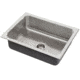 Just Manufacturing Sink W/O Ledge SS. Single Bowl S-1925-A-GR