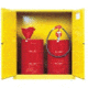 Justrite Cabinet 2-DR Man Vert 110GL 899100