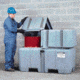 Justrite Drum Double Waste COLLECTION. 28250