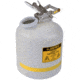 Justrite Safety Can 2.0GAL Poly 12751 Safety Can 2.0GAL Poly