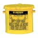 Justrite Wastecan Yel Countrtp OILY2GAL 09200Y