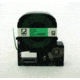 K-Sun Label 1/4 Black On Green Tape 206BG