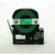 K-Sun Label 12MM Black On Green Tape 212BG