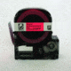 K-Sun Label 18MM Fluor Black On Pink 218FP