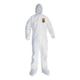Kimberly Clark Kleenguard A30 Protective Coverall w/Hood and Boots, Extra White, 3XL, Case of 21, 46126-75