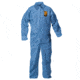 Kimberly Clark KleenGuard A60 Coveralls, Front Zipper, Blue, 2XL, Case of 24, 45235-00