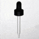 Kimble/Kontes Dropper GLASS-RUBBER NIPPLECS6 15040D 3001