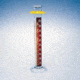 Kimble/Kontes KIMAX Brand Single Metric Scale Graduated Cylinders, Class B, with Red Stripe 20024D 10