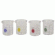 Kimble/Kontes KIMAX Color-Coded Griffin Beakers, Double Scale, Borosilicate Glass, Kimble Chase 14000Y 400 Sunny Yellow Graduations