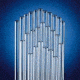 Kimble/Kontes KIMAX Glass Tubing, Standard Wall, Kimble Chase 80200 130 Cut Ends