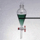 Kimble/Kontes KIMAX Separatory Funnels, Squibb, Pear-Shaped, Kimble Chase 29048 1000 With [ST] Ground Glass Stopper And [ST] Ground Glass Stopcock