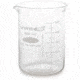 Kimble/Kontes Griffin Low-Form Beakers with Double-Capacity Scale, Borosilicate Glass VW14000 50
