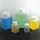 VWR Square Bottles, Case of 12, High-Density Polyethylene, Wide Mouth, K614-VWR